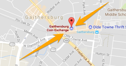 gaithersburg coin exchange location