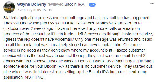 is bitcoin ira a scam