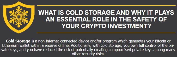 cold storage bitcoin