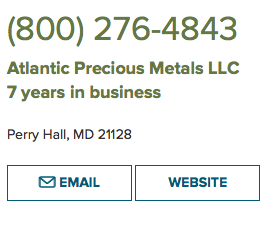 Atlantic Precious Metals contact