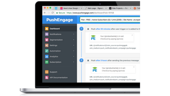 pushengage review